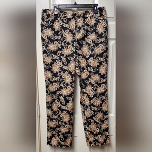 Clothes~ Appleseed's Ladies Floral Paisley Pants~ New w/Tags! Women sz 14